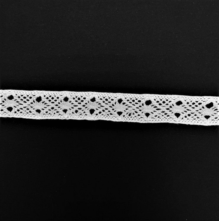 Lace ribbon "White 16", width 14 mm, length 90 cm