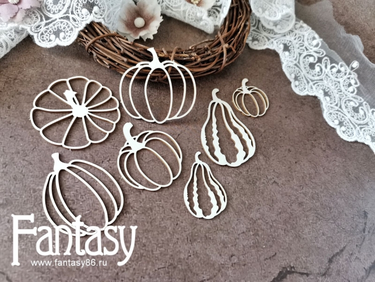 Чипборд Fantasy "Набор тыкв  3494" 
