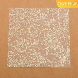 Acetate sheet with foil 