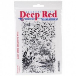 Резиновый штамп DEER RED "FOSSIL", размер  10.1x15.2 см