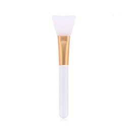 Silicone glue brush, white, length 14 cm, working surface width 3.2 cm