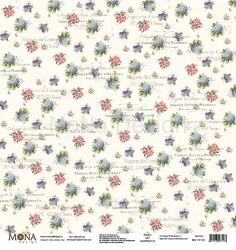 One-sided sheet of paper MonaDesign Flower dreams 