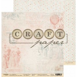 Двусторонний лист бумаги CraftPaper Ретро "Журнал" размер 30,5*30,5см, 190гр