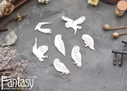 Чипборд Fantasy "Набор Сов 3904"