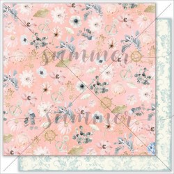 Double-sided sheet of paper Summer Studio Marine Bloom 
