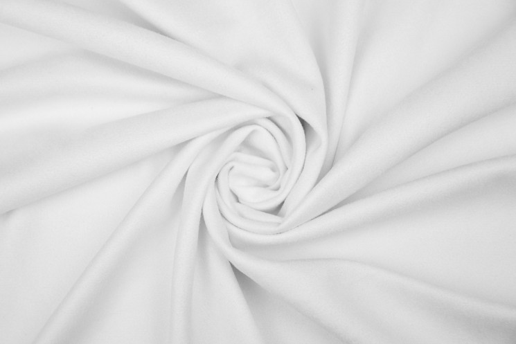 Микро-замша односторонняя "Белая", размер 25х50 см