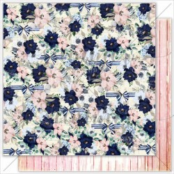 Double-sided sheet of paper Summer Studio Marine Bloom 
