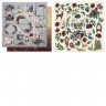 Set of double-sided paper Summer Studio "Wild Forest", 16 sheets size 20x20 cm, 190 gr/m