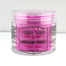 Fabrica Decoru embossing powder, with glitter, Purple boom color, 20 g