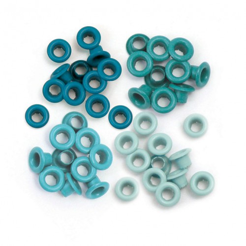 Set of grommets We R Memory Keepers "Turquoise Aqua", size 5 mm