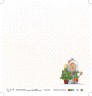 Double-sided sheet of paper Mr. Painter "Christmas elves-6" size 30.5X30.5 cm, 190g/m2