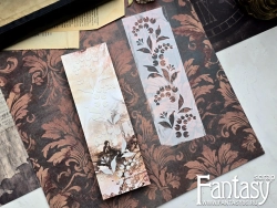 Трафарет FantasyScrap «Ягодный орнамент», Tfd-032, толщина пластика 0,5 мм, размер 6.5*20 см