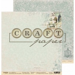 Двусторонний лист бумаги CraftPaper Ретро "Из прошлого" размер 30,5*30,5см, 190гр