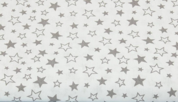 Хлопчатобумажная ткань "Звезды" , размер 50х50см
