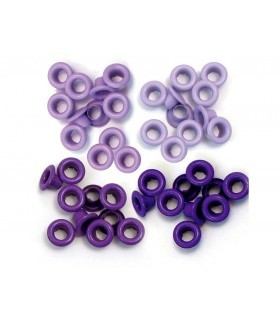 Set of grommets We R Memory Keepers "Purple", size 5 mm