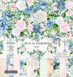 Набор двусторонней бумаги Summer Studio "Royal Garden" 11 листов, размер 30,5*30,5см, 190 гр/м2