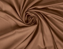 Premium satin fabric, brown, size 50x50cm, 135gr/m2
