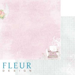 Двусторонний лист бумаги Fleur Design Полет души "Дневники Франчески", размер 30,5х30,5 см, 190 гр/м2