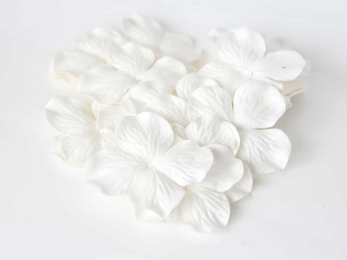 Hydrangeas "White" size 5 cm 10 pcs