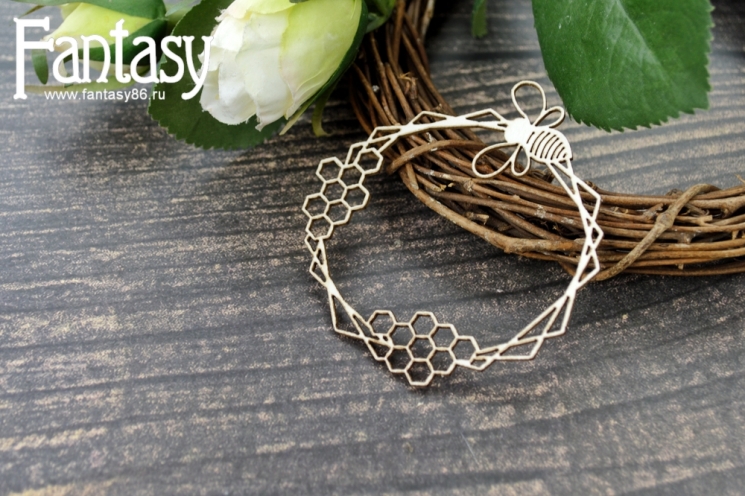 Чипборд Fantasy "Рамка 3813" размер 8*7 см