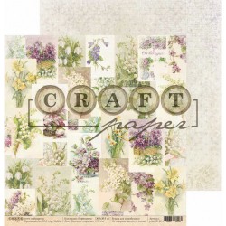 Double-sided sheet of paper CraftPaper Primroses 
