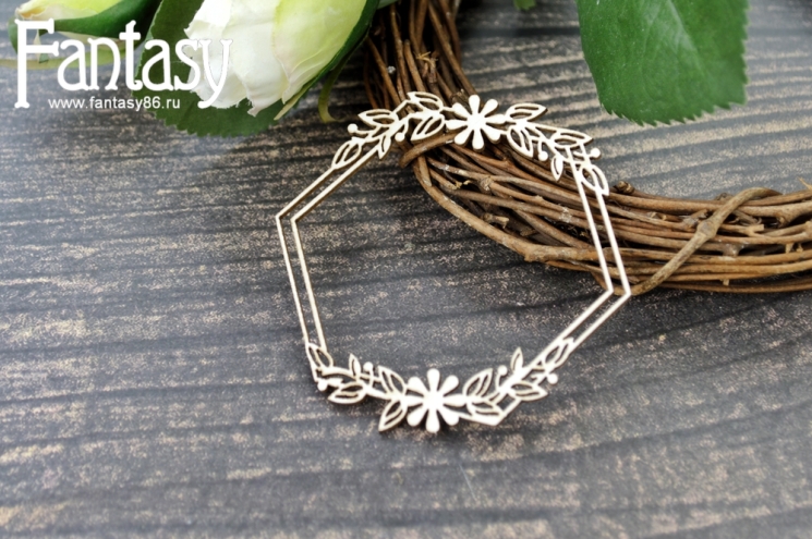 Чипборд Fantasy "Рамка 3814" размер 7.5*7 см