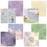 Набор двусторонней бумаги для скрапбукинга “Сиреневый рассвет” 30×30 см, 190 гр Scrapodelie