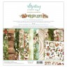 1/2 Set of double-sided Mintay Papers "Woodland", 6 sheets, size 30.5x30.5 cm, 240 gr/m2