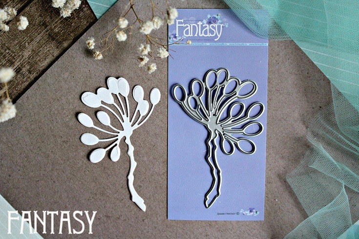 Нож для вырубки Fantasy  «Каплецветик большой» размер 8,5*6  см (1)