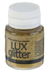 LuxGlitter decorative sequins, holographic gold color, 20ml