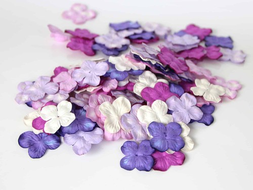 Hydrangeas "Lilac mix" size 3 cm 10 pcs