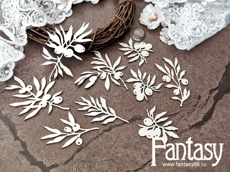 Чипборд Fantasy Идиллия "Оливки 3624"