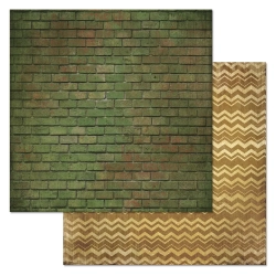 Двусторонний лист "Дембельский альбом 2. Крепость", размер 30*30 см, 180гр (ScrapMania)