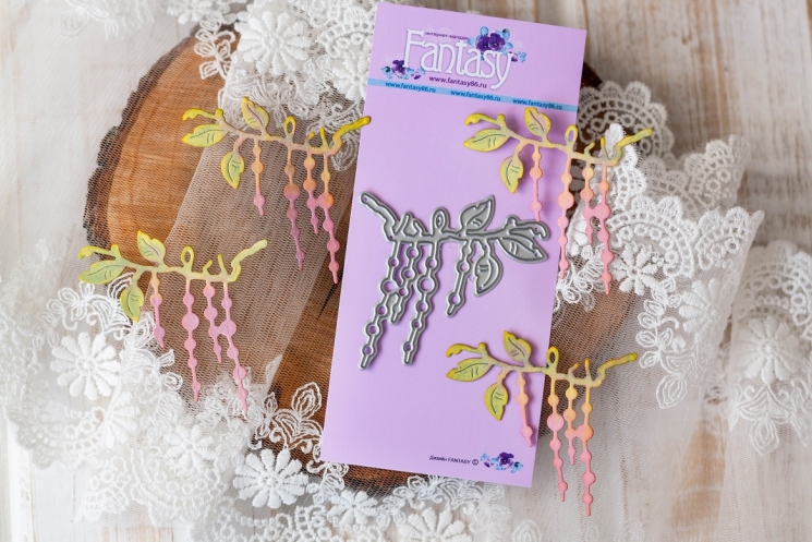 Нож для вырубки Fantasy "Весенняя капель" размер 5.6*4.6 см