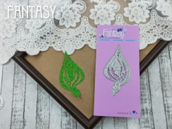 Нож для вырубки Fantasy  «Лист Вдохновение» размер 7.6*3.7 см (1)