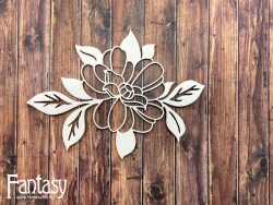 Чипборд Fantasy «Бутон с листочками 2613» размер 8*10 см