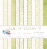 Galeria papieru double-sided paper set "Game of colors 2. Game of colors" 12 sheets, size 30x30 cm, 200 gr/m2