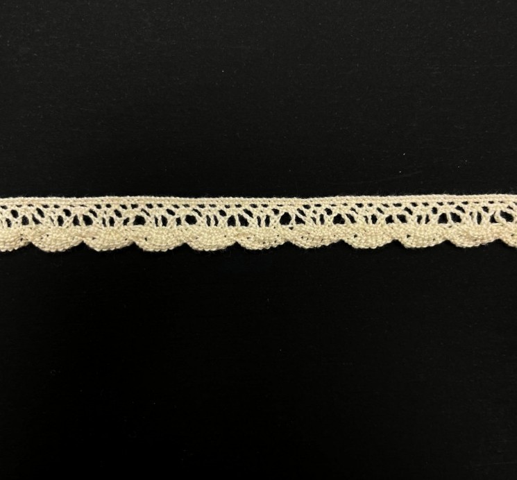 Lace ribbon "Ivory", width 1 cm, cut 50 cm
