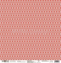 Односторонний лист бумаги MonaDesign Цветочный ежедневник "Изгородь" размер 30,5х30,5 см, 190 гр/м2