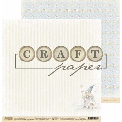 Double-sided sheet of paper CraftPaper Winter angel 