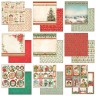 Набор двусторонней бумаги для скрапбукинга Stamperia "Classic Christmas" 15,2х15,2 см, 10 листов, 190 гр\м2