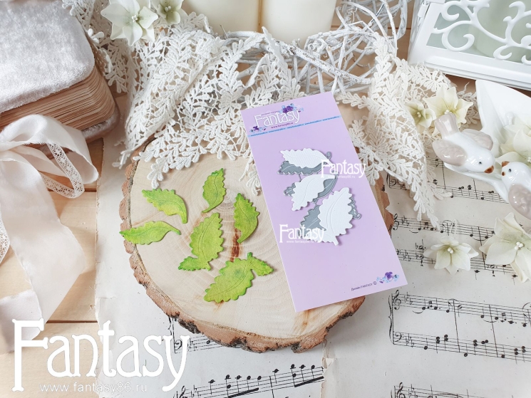 Fantasy cutting knife "Stevia Leaves 1551" 