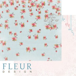 Двусторонний лист бумаги Fleur Design Зефир "Дуновение ветра", размер 30,5х30,5 см, 190 гр/м2