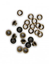 Set of grommets and washers We R Memory Keepers, size 5 mm, 30+30 pcs