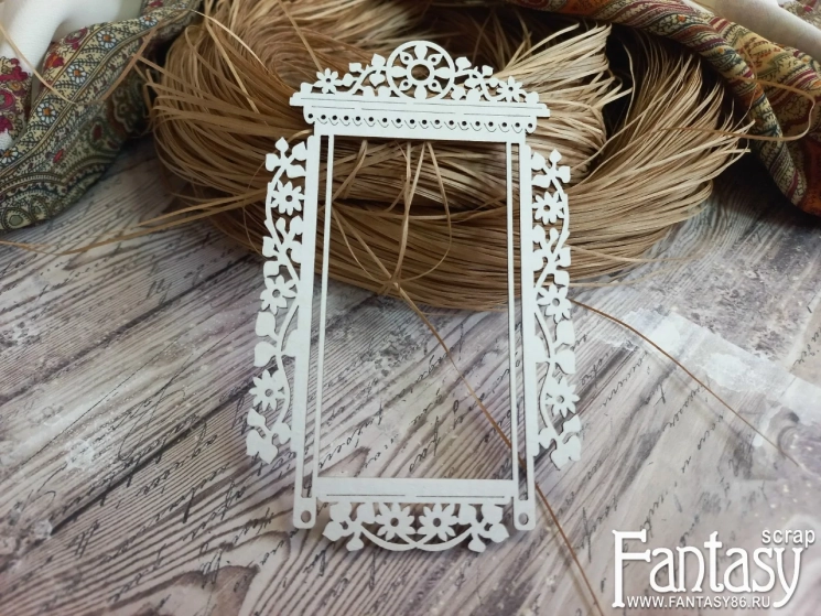 Чипборд FantasyScrap "Окно в русском тереме", Fch-4039 размер 5*8,3 см 