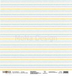 Односторонний лист бумаги MonaDesign Там за холмами "Привал" размер 30,5х30,5 см, 190 гр/м2