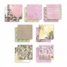 Set of double-sided paper Mr. Painter " Floral satin. Magnolia" 7 sheets, size 30. 5x30. 5 cm, 190g/m2