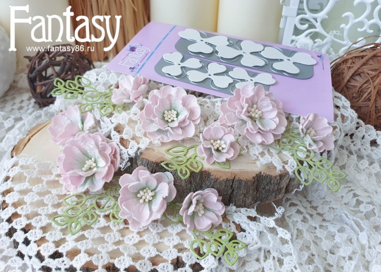 Нож для вырубки Fantasy «Магнолия 3 листная — 1344»  