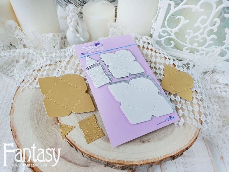 Нож для вырубки Fantasy «Конвертики 1471», размер 7,1*12,6 см