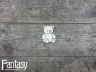 Чипборд Fantasy «Мамино счастье (Мишка 3280)» размер 4,5*3,2 см